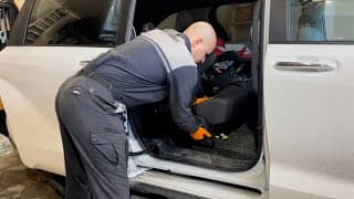 2021-2025 Toyota Sienna Hybrid 2nd Row Seat Removal And Airbag Warning Light Disabling